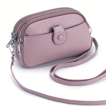 Crossbody Bag for Women – 9 Colors, Genuine Leather, Adjustable Strap, for Travel & – detail view 20