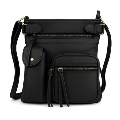Crossbody Bag for Women – Genuine Leather, Adjustable Strap – detail view 19