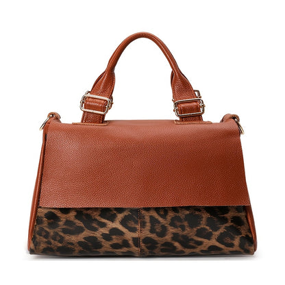 Crossbody Bag for Women – Genuine Leather, Genuine Leather Boston Top Handle – alternate view