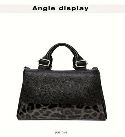 Crossbody Bag for Women – Genuine Leather, Genuine Leather Boston Top Handle – detail view 21