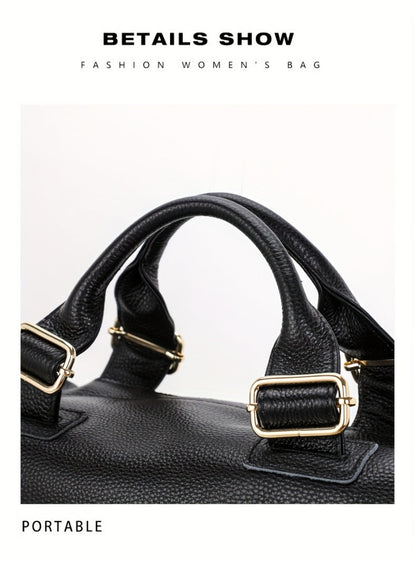 Crossbody Bag for Women – Genuine Leather, Genuine Leather Boston Top Handle – detail view 25