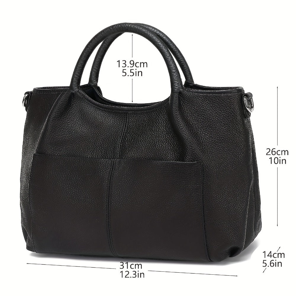 Crossbody Bag for Women – Genuine Leather, Large Capacity, for Work – detail view 3