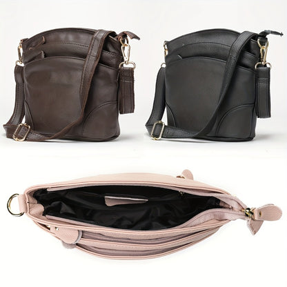 Crossbody Bag for Women – 5 Colors, Genuine Leather – detail view 7