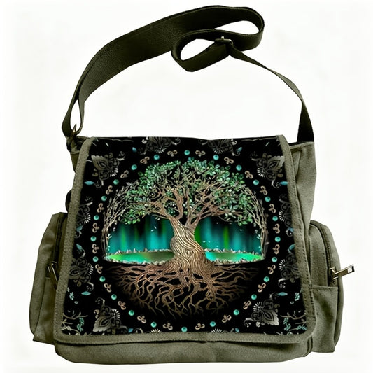 Crossbody Bag for Women – Genuine Leather, Large Capacity, Lightweight, for Travel & – front view