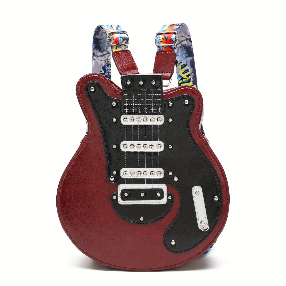 Crossbody Bag for Women – Guitar Shaped Y2k Punk Style – detail view 17