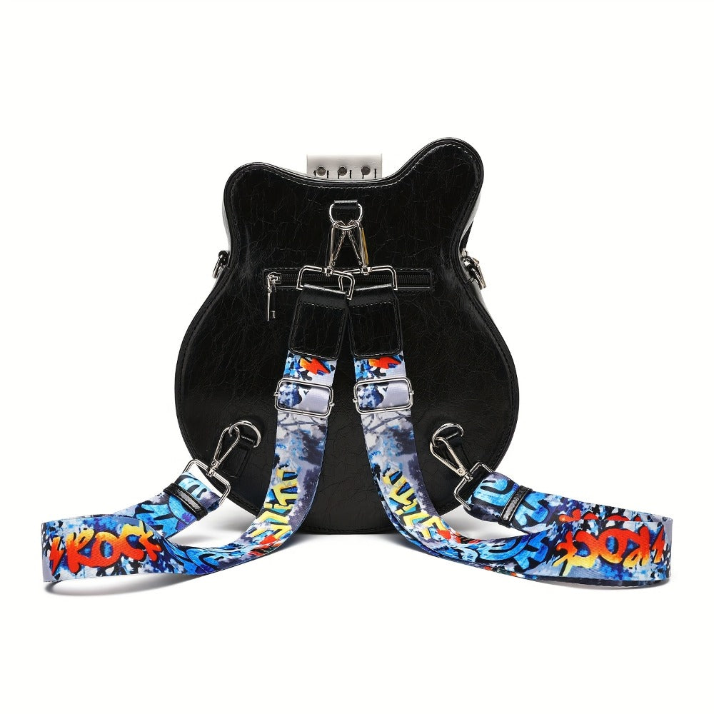 Crossbody Bag for Women – Guitar Shaped Y2k Punk Style – detail view 26