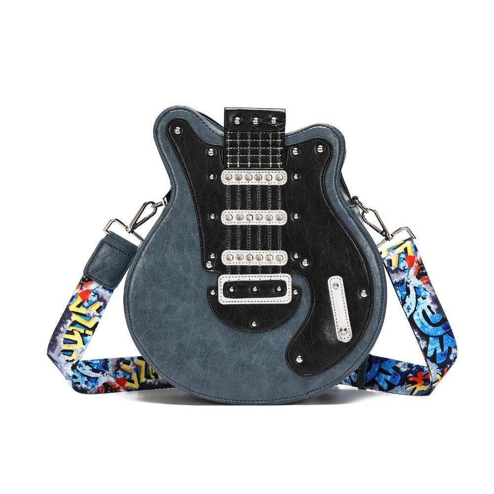 Crossbody Bag for Women – Guitar Shaped Y2k Punk Style – detail view 27