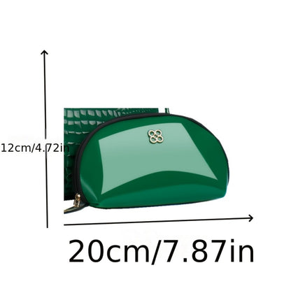 Crossbody Bag for Women – Large Capacity, Crocodile Print Large Capacity Set – detail view 14
