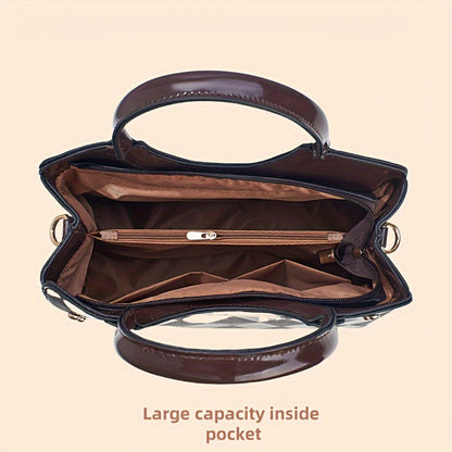 Crossbody Bag for Women – Large Capacity, Crocodile Print Large Capacity Set – detail view 23