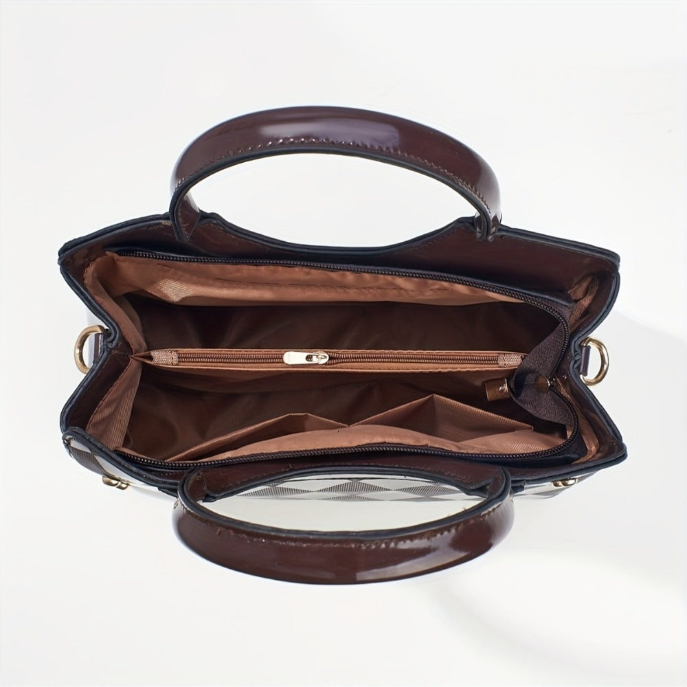 Crossbody Bag for Women – Large Capacity, Crocodile Print Large Capacity Set – detail view 10