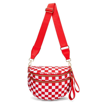 Crossbody Bag for Women – Large Capacity, Plaid Large Capacity Drawstring Closure – detail view 42