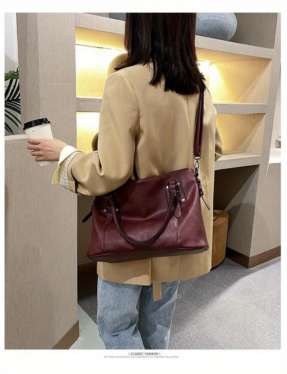 Crossbody Bag for Women – Large Capacity, Convertible, for Travel & Everyday Use – detail view 14