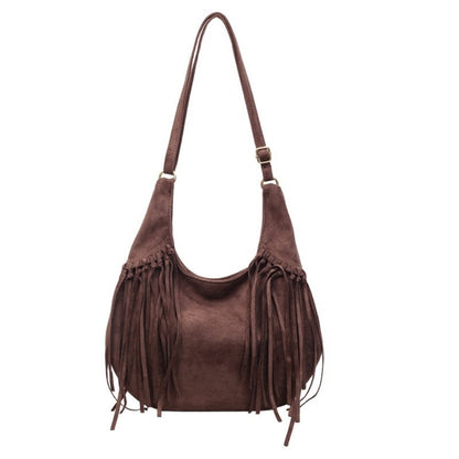 Crossbody Bag for Women – Large Capacity, Vintage Dumpling Large Capacity Tassel – detail view 3