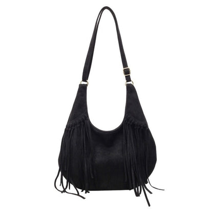 Crossbody Bag for Women – Large Capacity, Vintage Dumpling Large Capacity Tassel – detail view 7