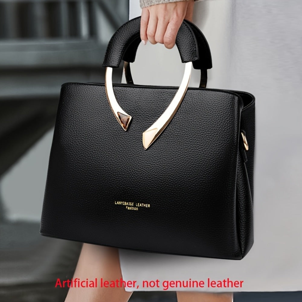 Crossbody Bag for Women – Large Capacity, Vintage Large Capacity Layer Zipper – front view