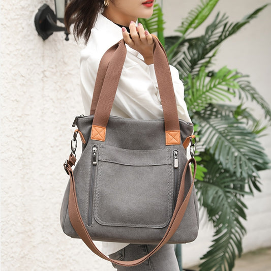 Crossbody Bag for Women – 2 Colors, Large Capacity, for Work – front view