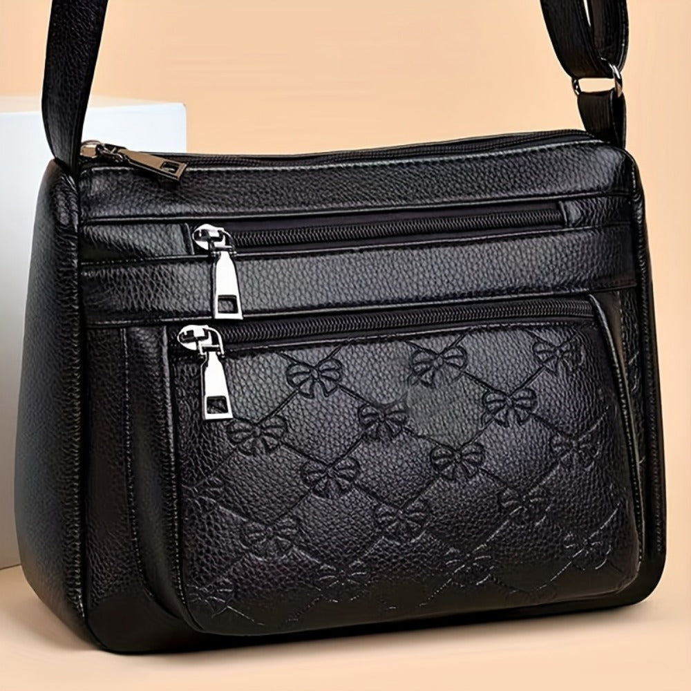 Crossbody Bag for Women – Large Capacity, Multi-Pocket, Lightweight, for Travel – front view