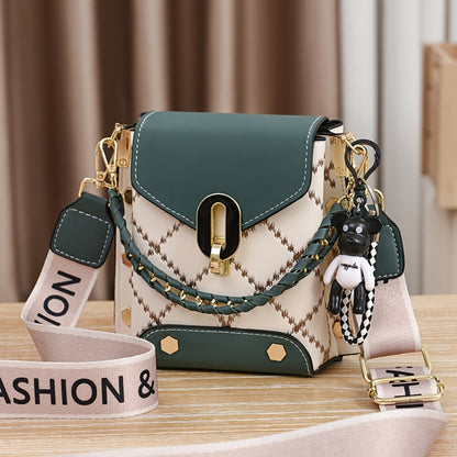 Crossbody Bag for Women – Mini, Mini Plaid Luxury Style Flap – detail view 8