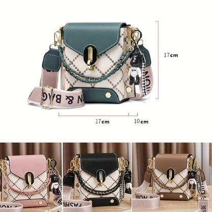 Crossbody Bag for Women – Mini, Mini Plaid Luxury Style Flap – detail view 11