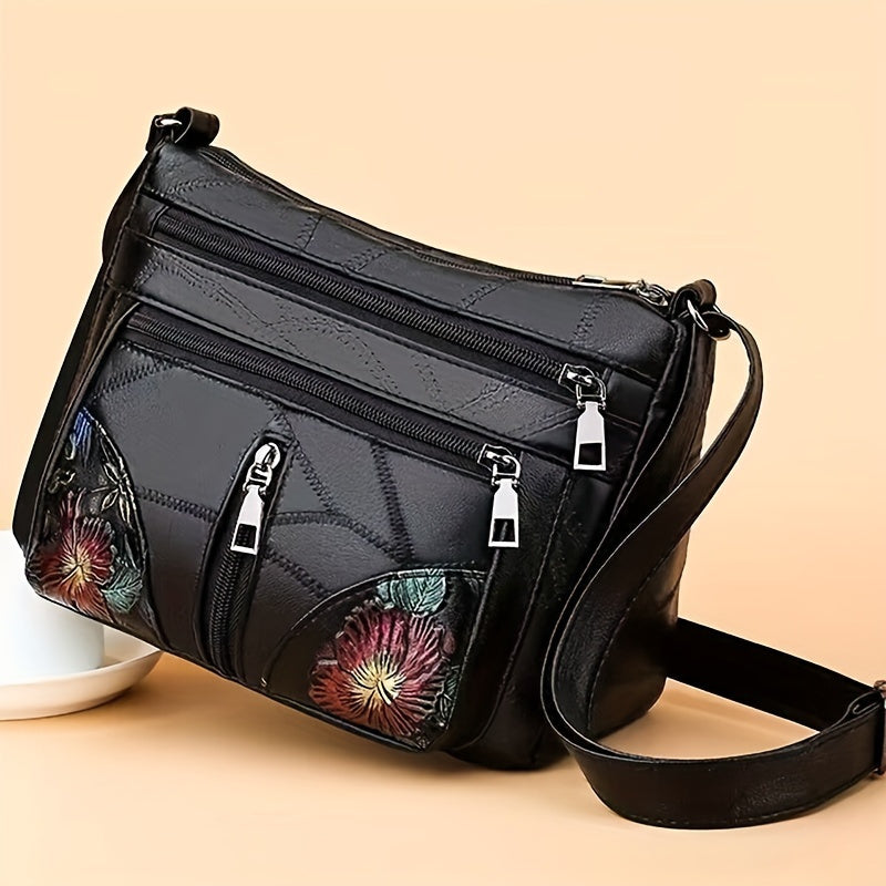 Crossbody Bag for Women – Nylon, Adjustable Strap – front view - product view 12