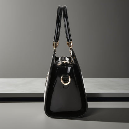 Crossbody Bag for Women – Polyester, Croc Print Glossy Evening Way – detail view 20