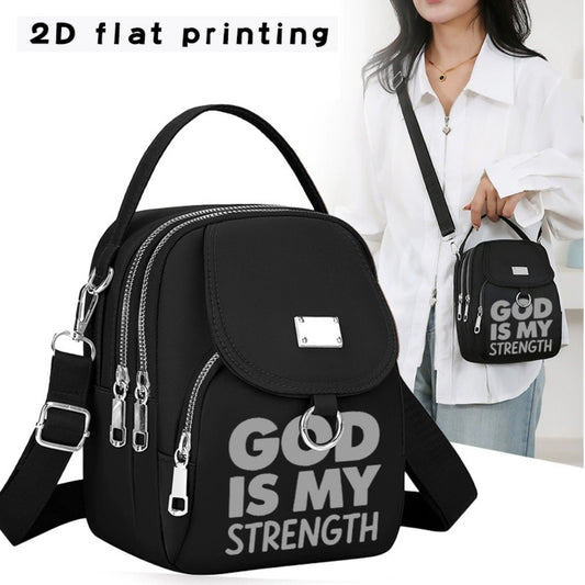 Crossbody Bag for Women – Polyester, for Travel & Work – front view