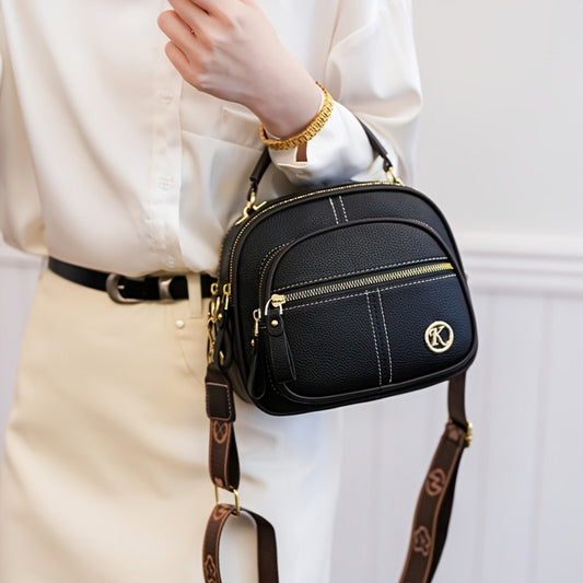 Crossbody Bag for Women – Polyester, Compact, for Travel & Work – front view