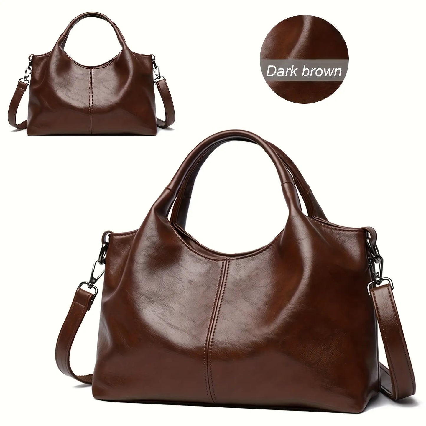 Crossbody Bag for Women – Polyester, Oversized, Large Capacity – alternate view