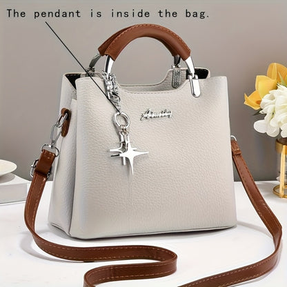 Crossbody Bag for Women – PU Leather, Adjustable Strap, for Work – detail view 4