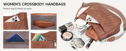 Crossbody Bag for Women – 7 Colors, PU Leather, Adjustable Strap – detail view 18