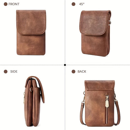 Crossbody Bag for Women – 4 Colors, PU Leather, Adjustable Strap – detail view 14