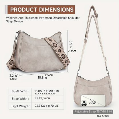 Crossbody Bag for Women – PU Leather, Adjustable Strap, for Everyday Use – detail view 11