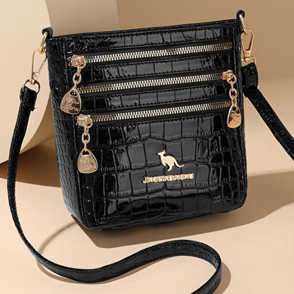 Crossbody Bag for Women – PU Leather, Adjustable Strap, Compact, for Everyday Use – detail view 11
