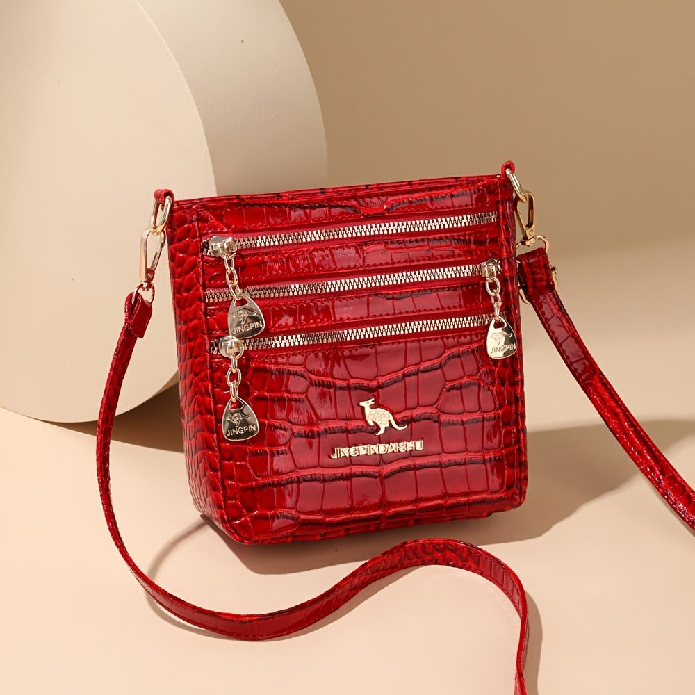 Crossbody Bag for Women – PU Leather, Adjustable Strap, Compact, for Everyday Use – detail view 6