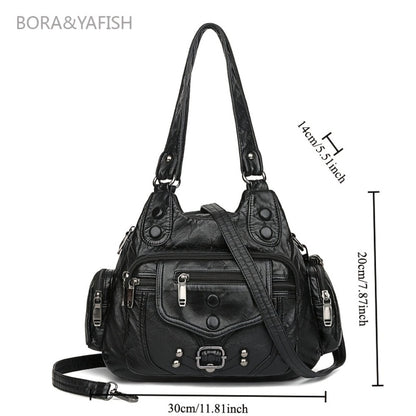 Crossbody Bag for Women – PU Leather, Large Capacity – detail view 10
