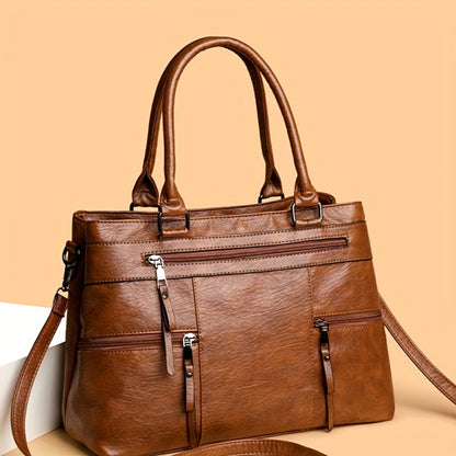 Crossbody Bag for Women – PU Leather, Multi-Pocket – detail view 10
