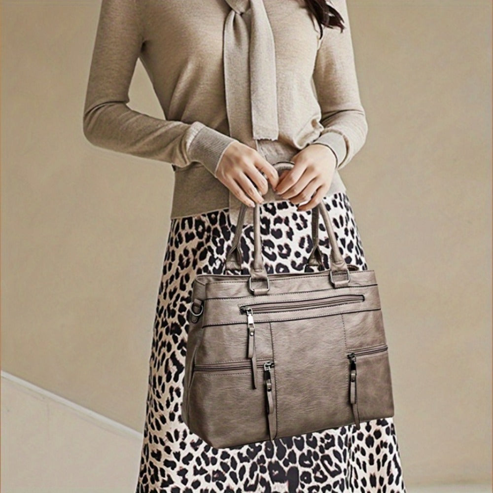 Crossbody Bag for Women – PU Leather, Multi-Pocket – detail view 17