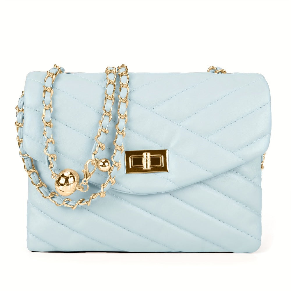 Crossbody Bag for Women – PU Leather, Quilted, for Travel & Everyday Use – detail view 4