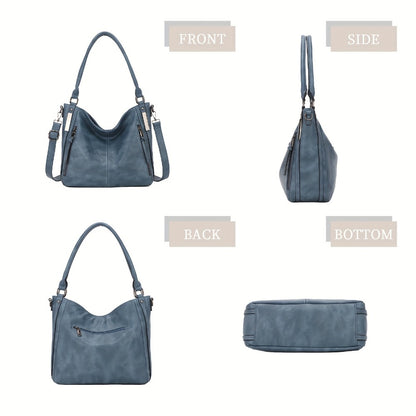 Crossbody Bag for Women – PU Leather, Adjustable Strap, for Travel & Work – detail view 4