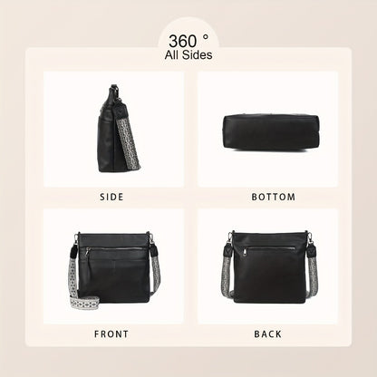 Crossbody Bag for Women – PU Leather, Large Capacity, for Travel & Work – detail view 19