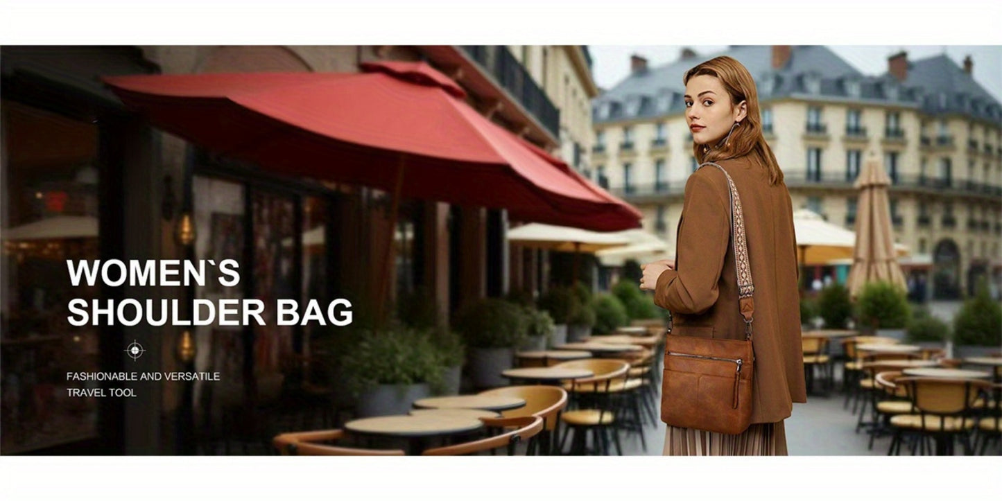 Crossbody Bag for Women – PU Leather, Large Capacity, for Travel & Work – detail view 23