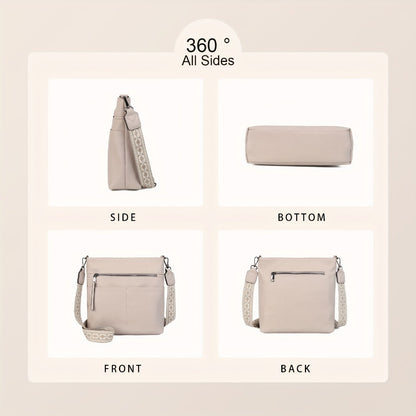 Crossbody Bag for Women – PU Leather, Large Capacity, for Travel & Work – detail view 8