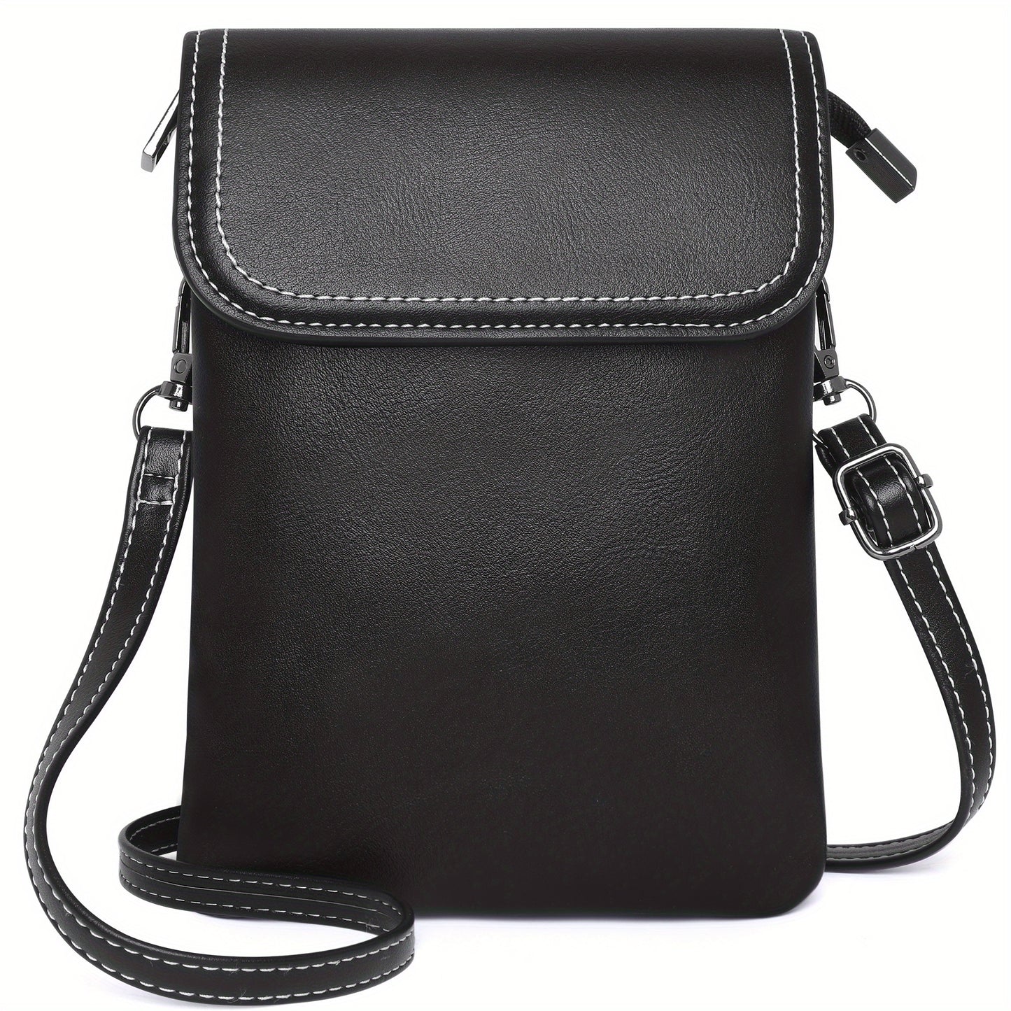 Crossbody Bag for Women – PU Leather, Adjustable Strap, Mini, for Travel – detail view 4