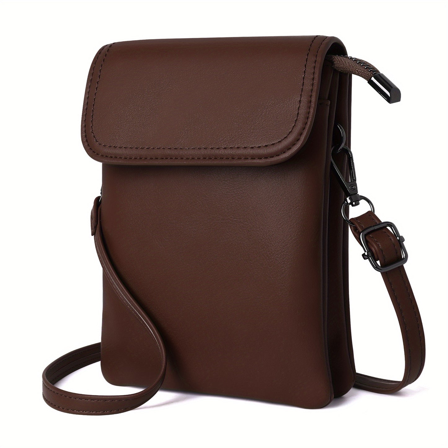 Crossbody Bag for Women – PU Leather, Adjustable Strap, Mini, for Travel – detail view 9