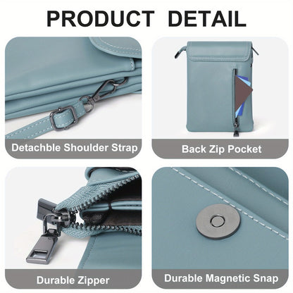 Crossbody Bag for Women – PU Leather, Adjustable Strap, Mini, for Travel – detail view 17