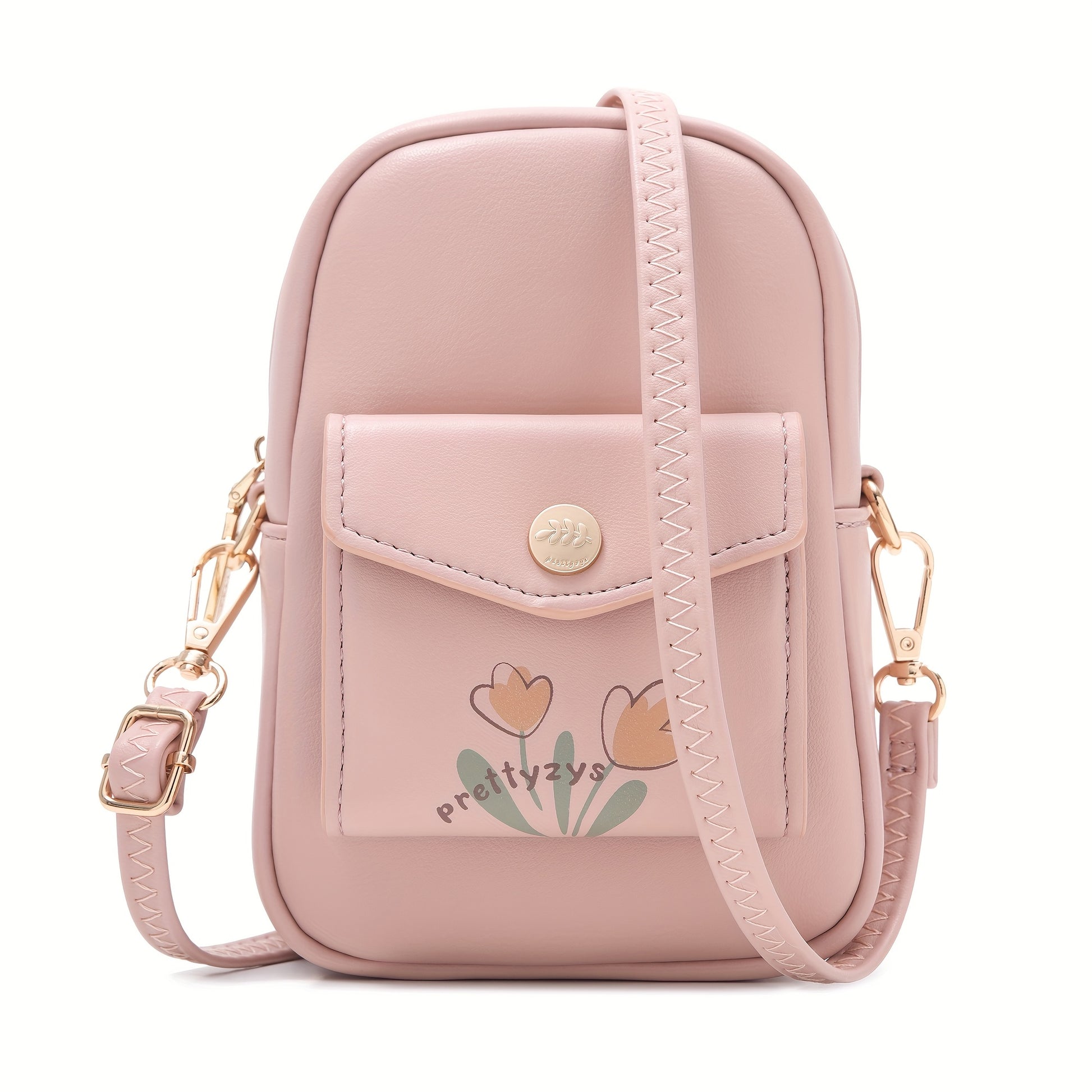 Crossbody Bag for Women – PU Leather, Adjustable Strap, Mini, for Travel – detail view 3