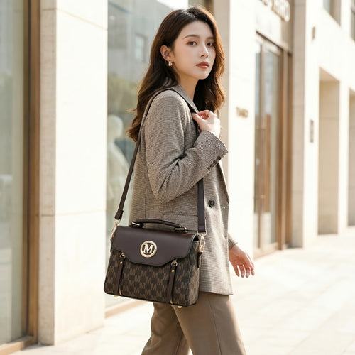 Crossbody Bag for Women – 3 Colors, PU Leather – front view