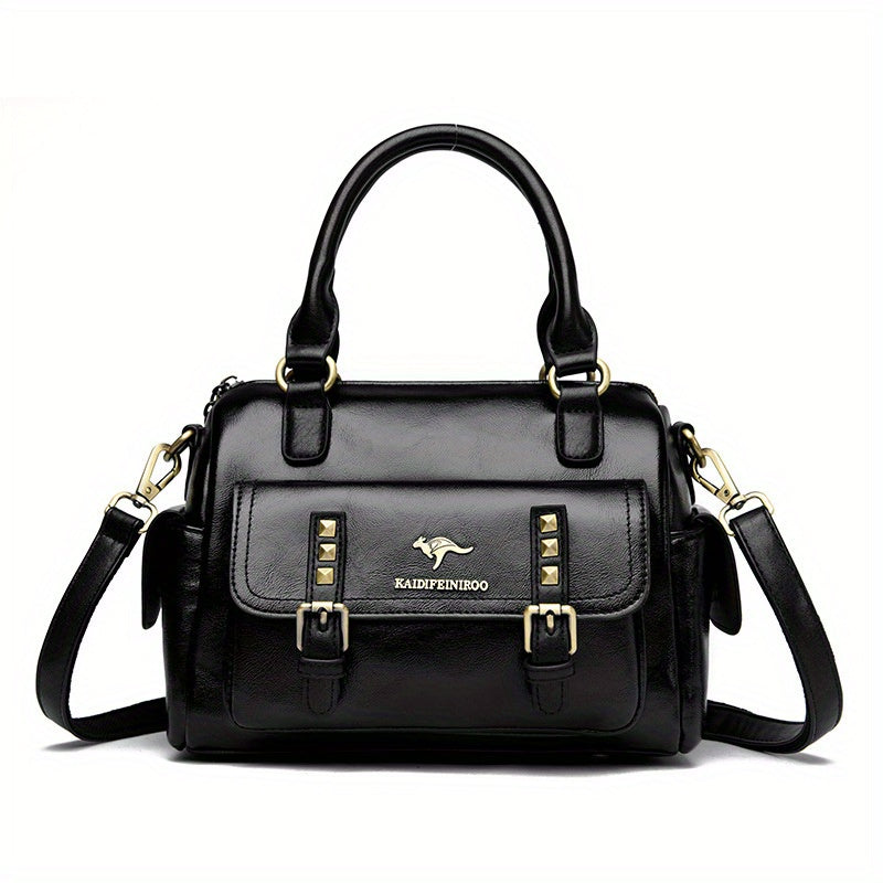 Crossbody Bag for Women – PU Leather, Large Capacity, Multi-Pocket, for Travel & – front view - product view 35