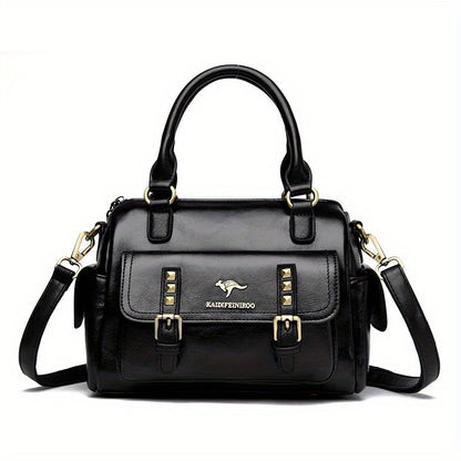 Crossbody Bag for Women – PU Leather, Large Capacity, Multi-Pocket, for Travel & – front view - product view 35