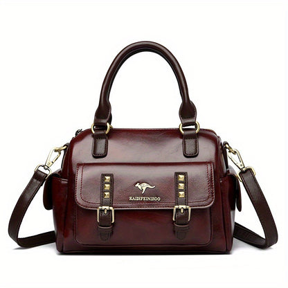 Crossbody Bag for Women – PU Leather, Large Capacity, Multi-Pocket, for Travel & – detail view 2